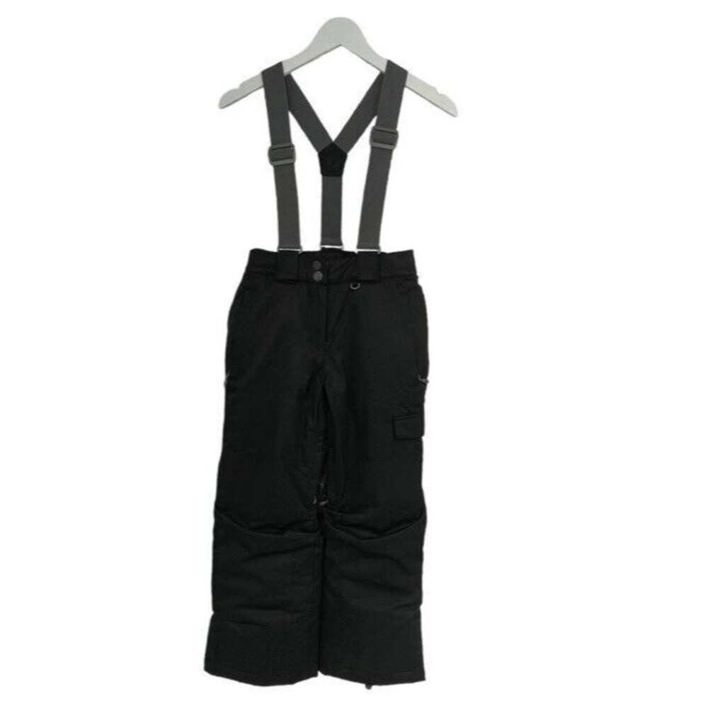 Firefly Aquabase Elite Winter Snow Black Insulated Pants with Suspenders SMALL